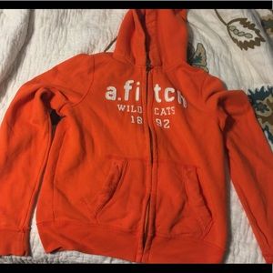 Boys Abercrombie and Fitch zip up hoodie.